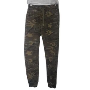 RIFLESSI Camo Camoflauge Jogger Jeans Juniors Size Large 
